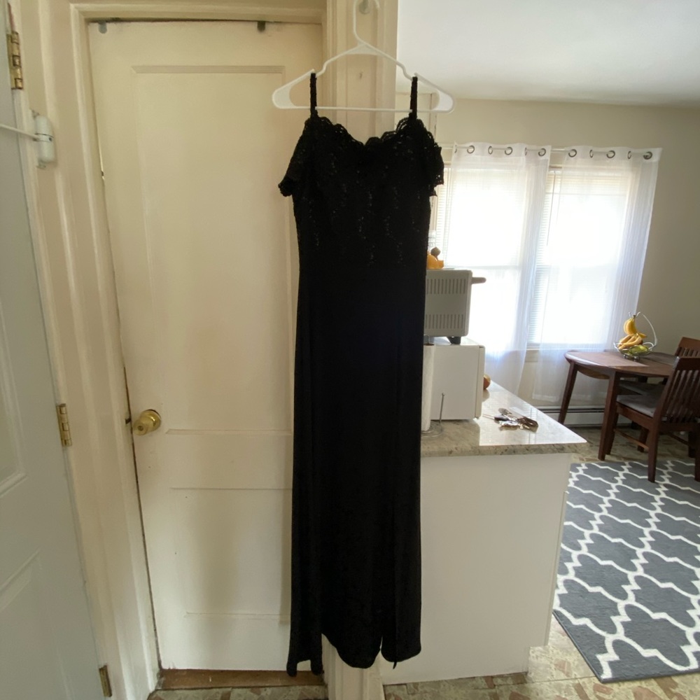 Long black dress